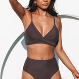 Rachelle - Korkeavyötäröinen bikini-setti tyylikkäällä ilmeellä