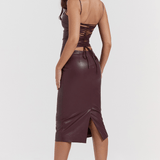 Nella - Midimekko pehmeällä drapeerauksella