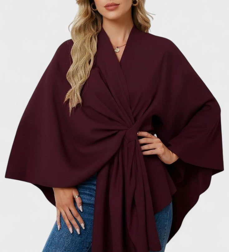 Ronja - Poncho pehmeällä tuntumalla